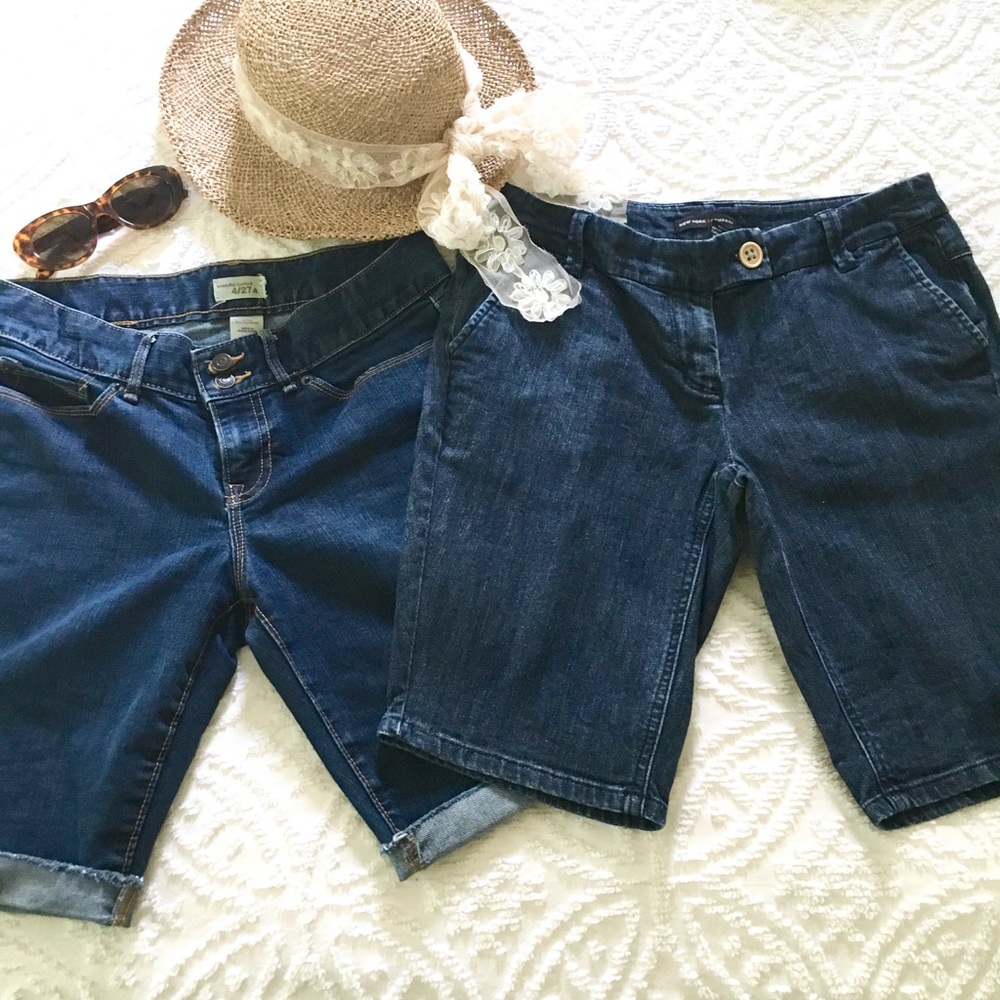 Denim shorts Gap & New York & Co